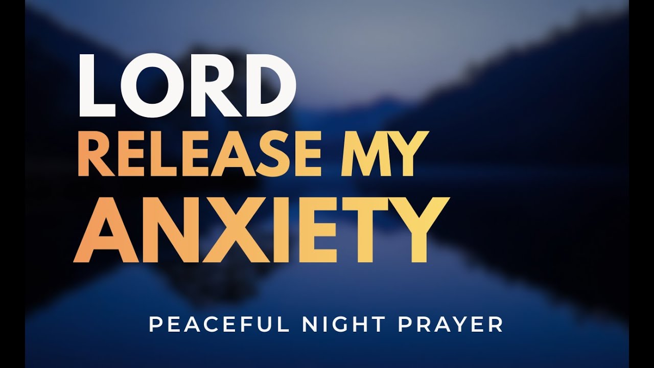 Trade Your Anxiety for His Peace | A Night Prayer