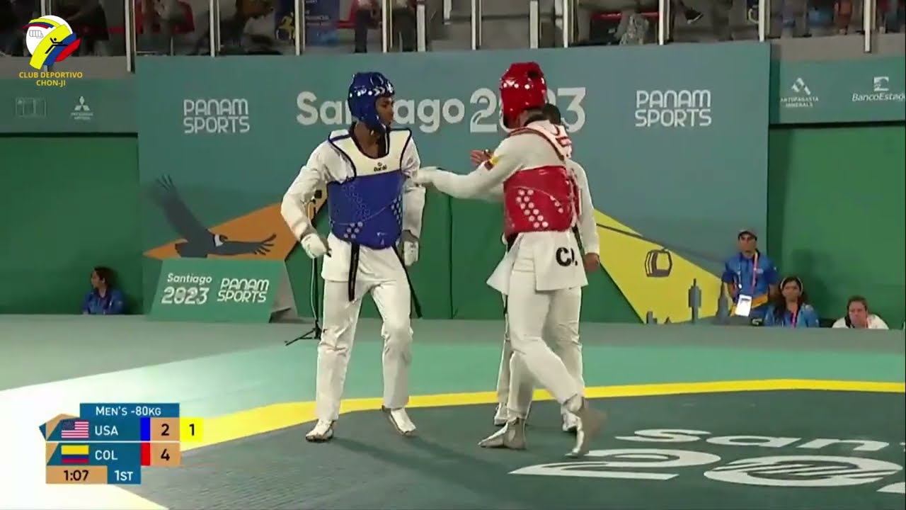 FINAL Carl Alan Nickolas USA🔵 vs 🔴Miguel Trejos COL Final  I Juegos Panamericanos Santiago 2023