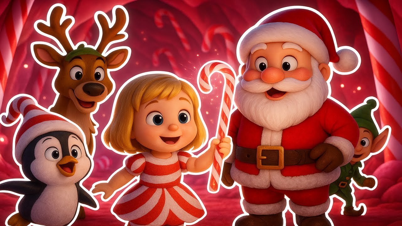 Santa, Emma & Chilly Explore the Twinkle Candy Cane Cave Christmas Quest 🍭❄️🎄