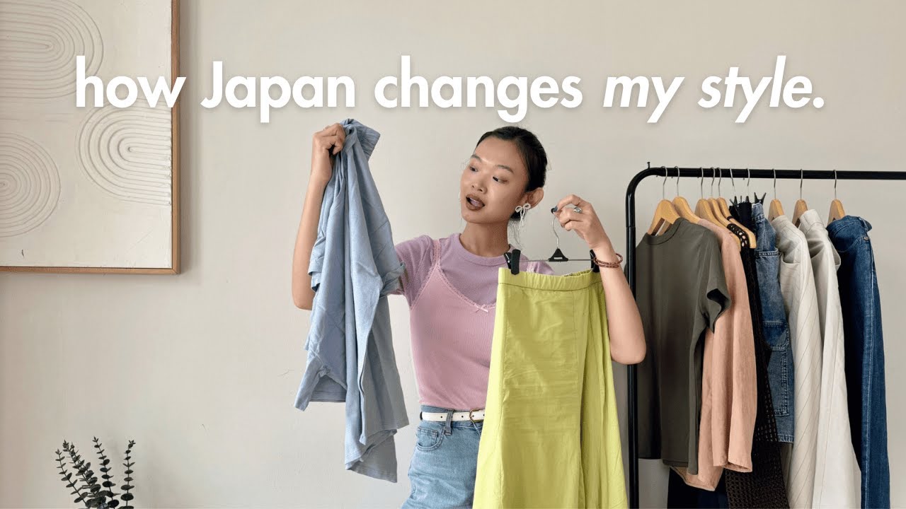 clothes I bought in Japan & how I style them | style tips I learnt from Japanese