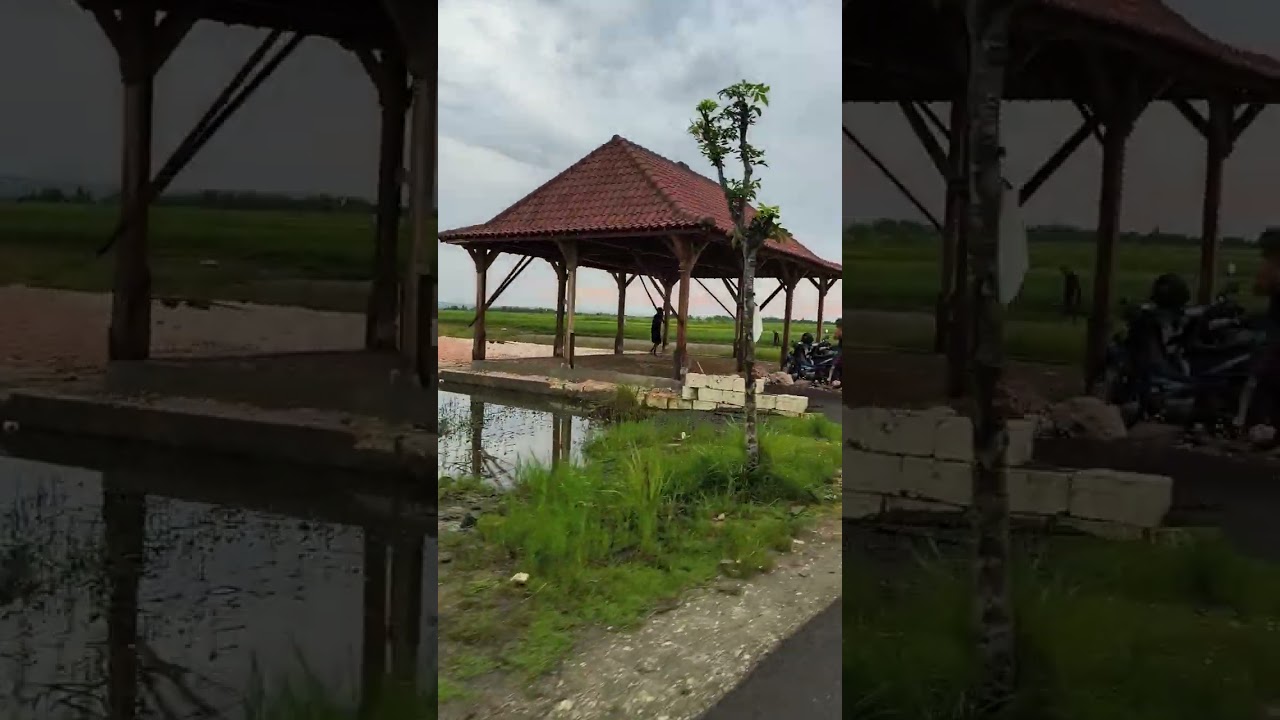 Senam bersama di Noyogimbal, Bangsri, Blora