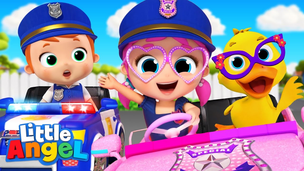 Jill&rsquo;s A Police Officer!  | Little Angel Kids Songs & Nursery Rhymes