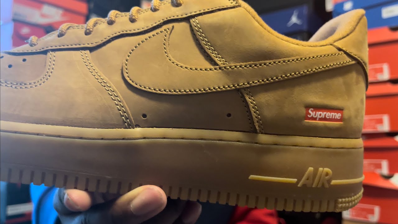 WORTH THE HYPE? SUPREME AIR FORCE 1 LOW WHEAT SP REVIEW