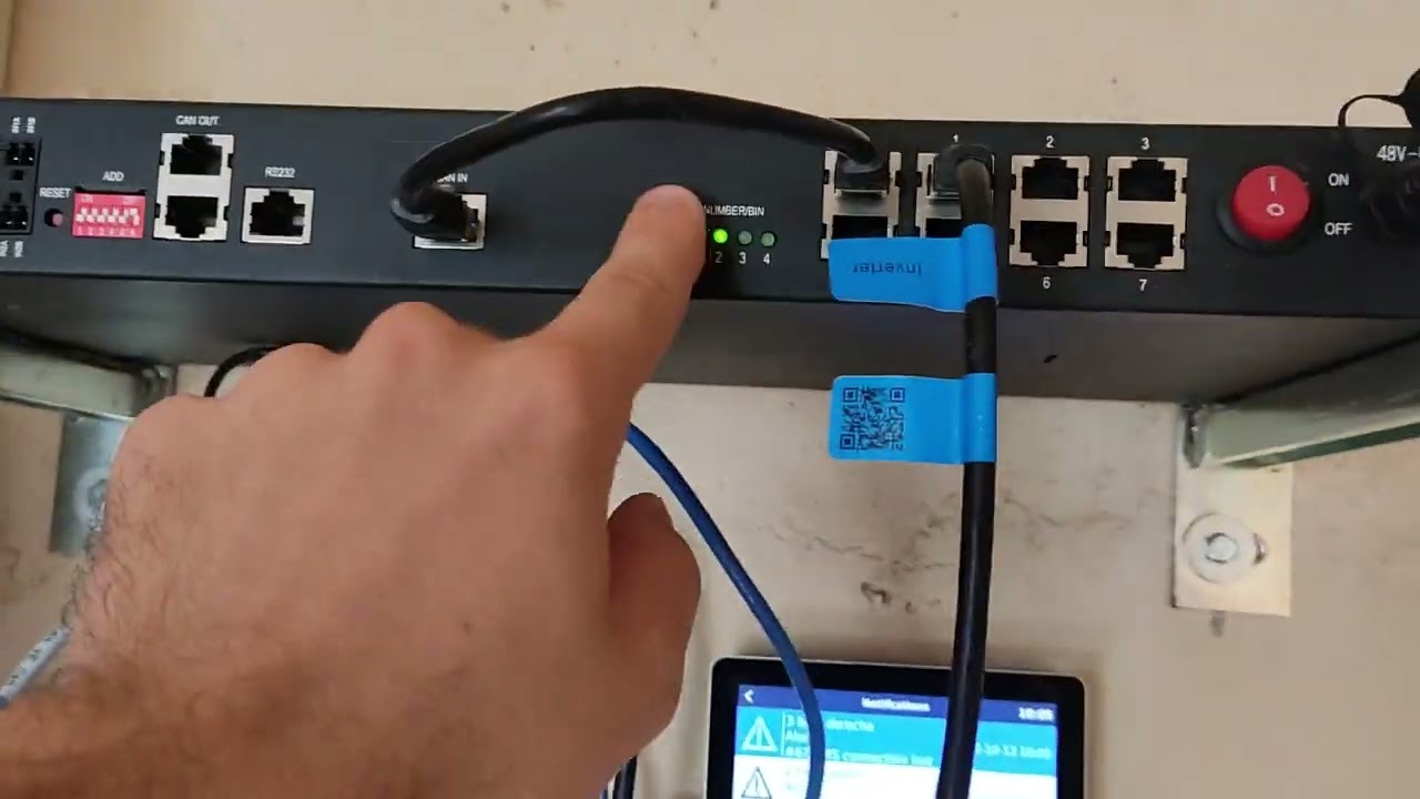 Conexionado baterías US3000C y LV-HUB (Pylontech) con Cerbo GX (Victron)