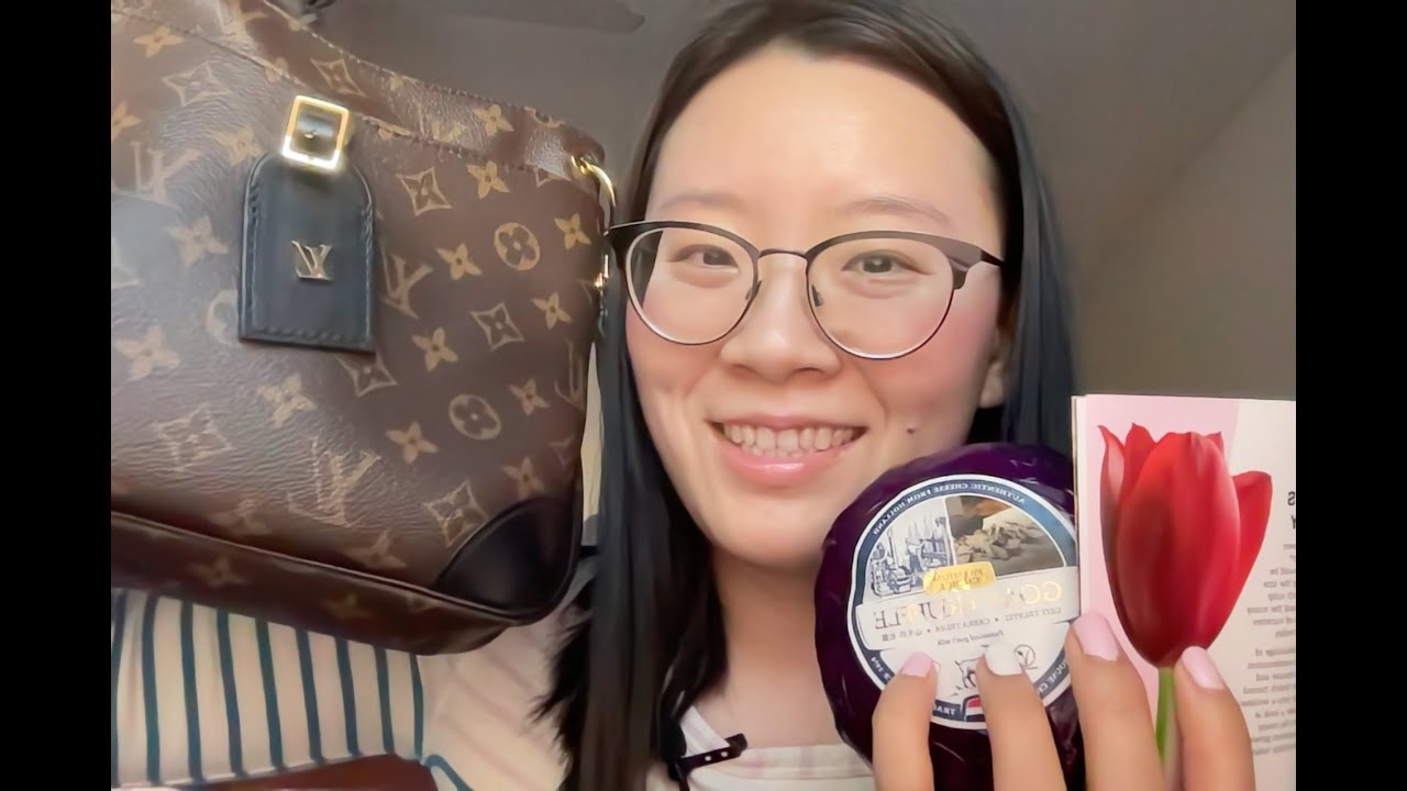 ASMR Europe Vacation Souvenirs Haul from Paris, Amsterdam ~ Soft Spoken  ~ Travel ~ LV Bag ~ Tulips