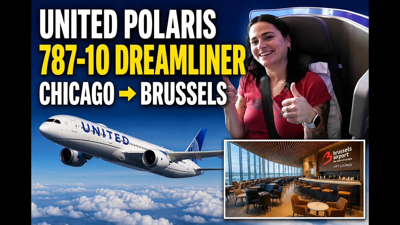 UNITED DREAMLINER 787-10 CHICAGO-BRUSSELS