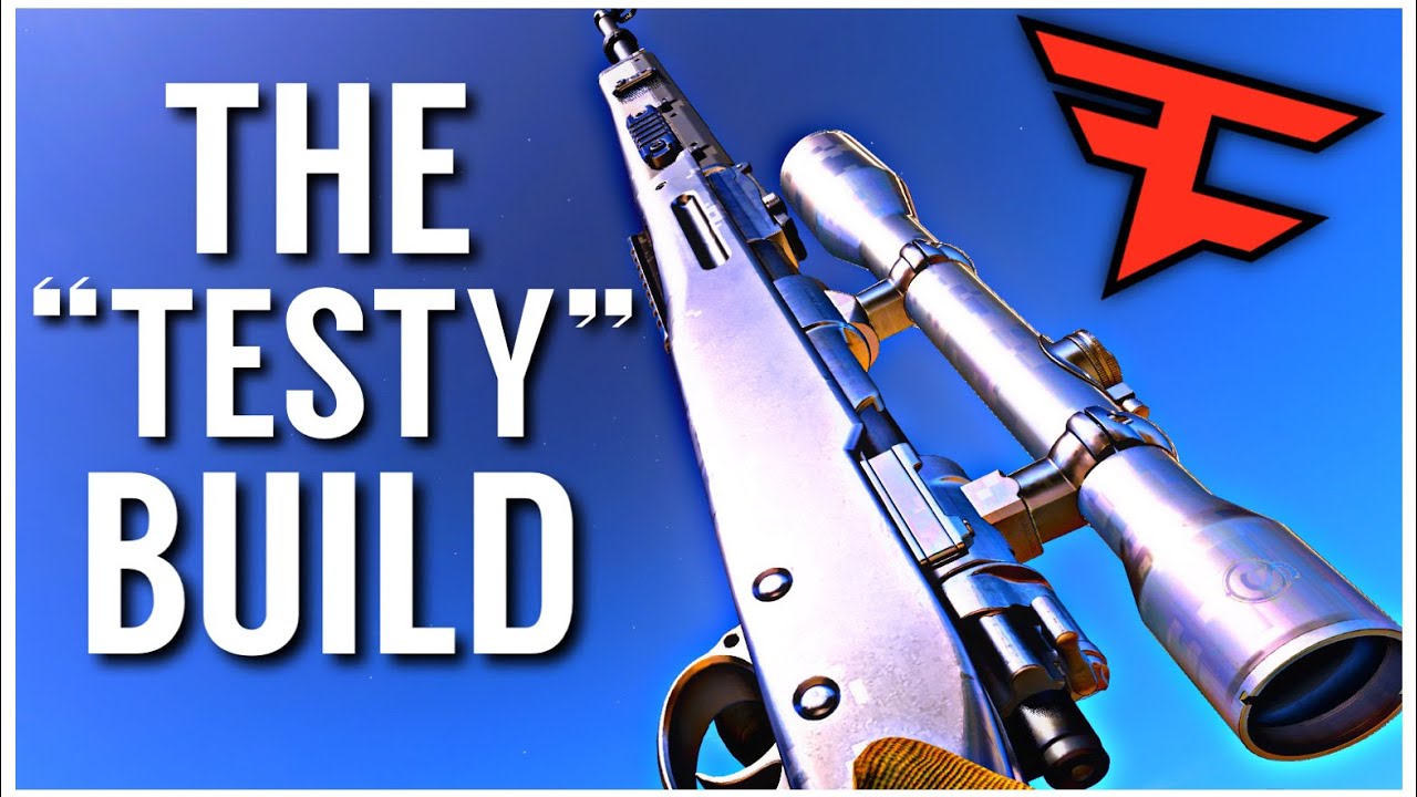 Using FaZe Testy Kar98k in Warzone and it's AMAZING! Best Kar98k Class Setup! (Cold War Warzone)