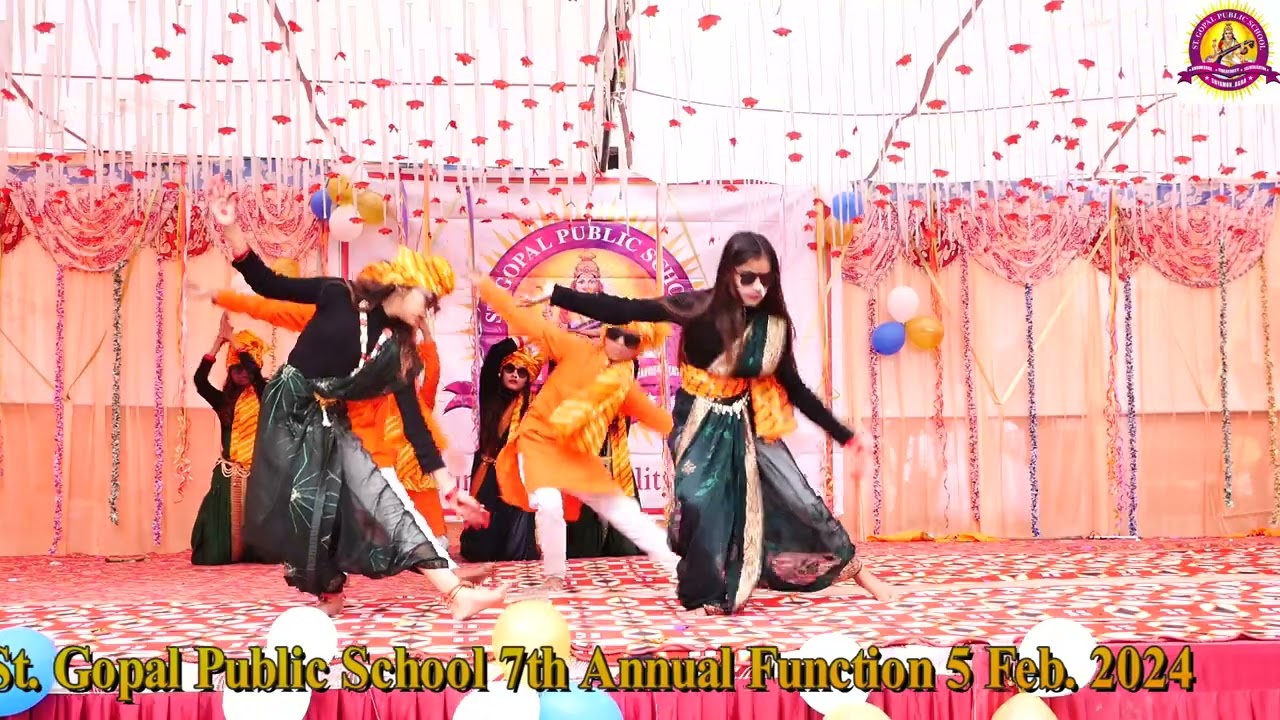 St.Gopal Public School Shyamon Agra 7th Annual Function 2024 | Part-2