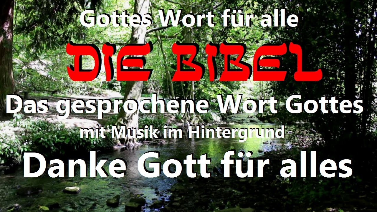 Danke Gott für alles • Das gesprochene Wort Gottes mit Musik im Hintergrund
