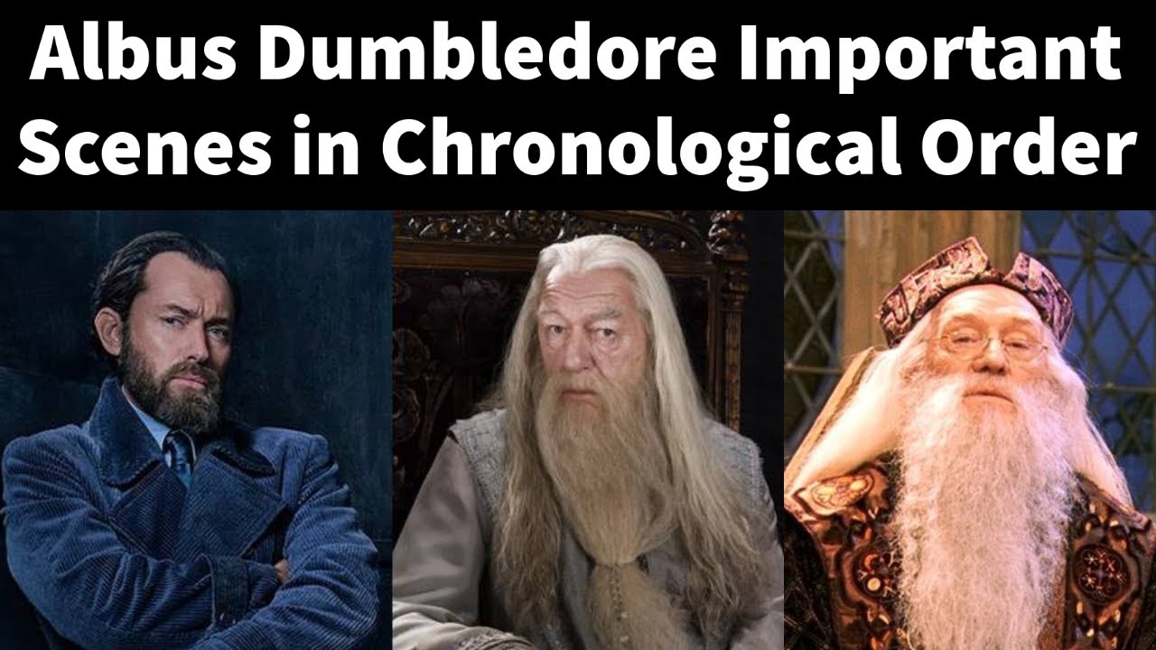 Albus Dumbledore Important Scenes in Chronological Order