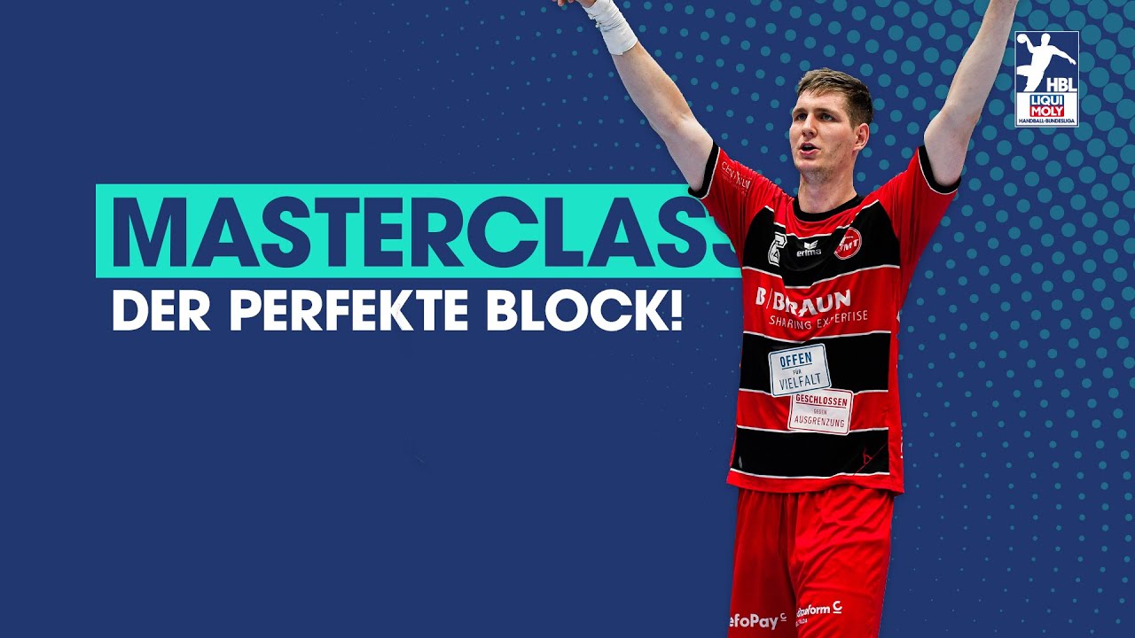 Der perfekte Block - so geht's! | Masterclass mit Finn Lemke (MT Melsungen)