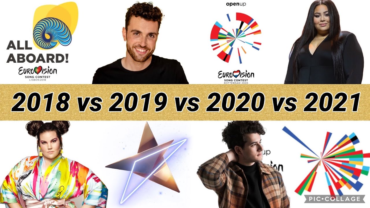 Eurovision Battle: 2018 vs 2019 vs 2020 vs 2021