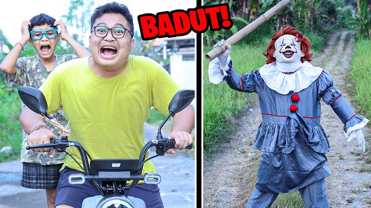 BOCIL DIKEJAR BADUT P3MBUNUH DI TENGAH HUTAN MENGERIKAN!!!
