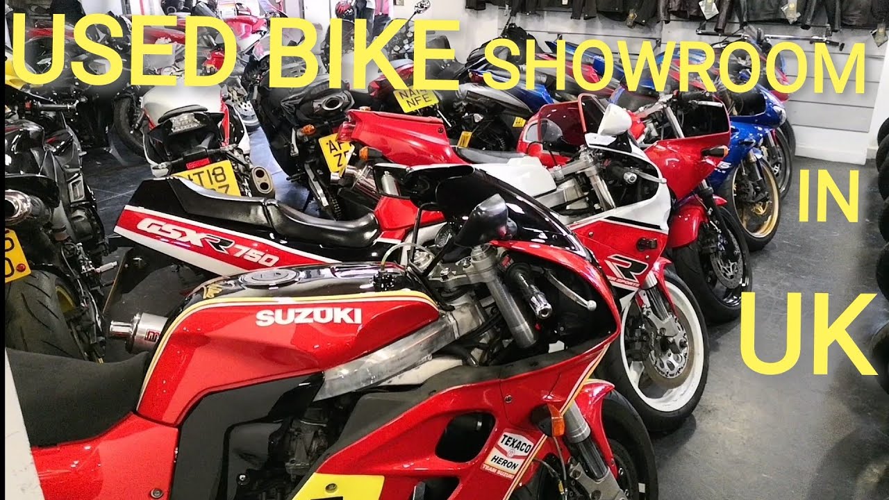 USED MOTOR BIKES SHOWROOM IN SWINDON UK.. EP-10