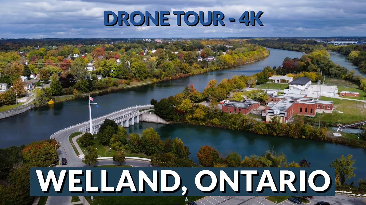 Highlights of Welland, Ontario by Drone