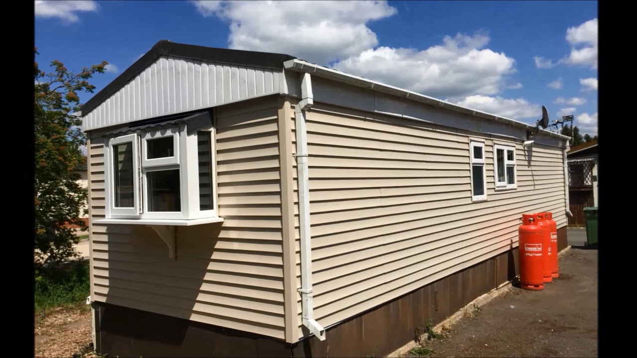 External vinyl cladding and double glazing for park homes and static caravans