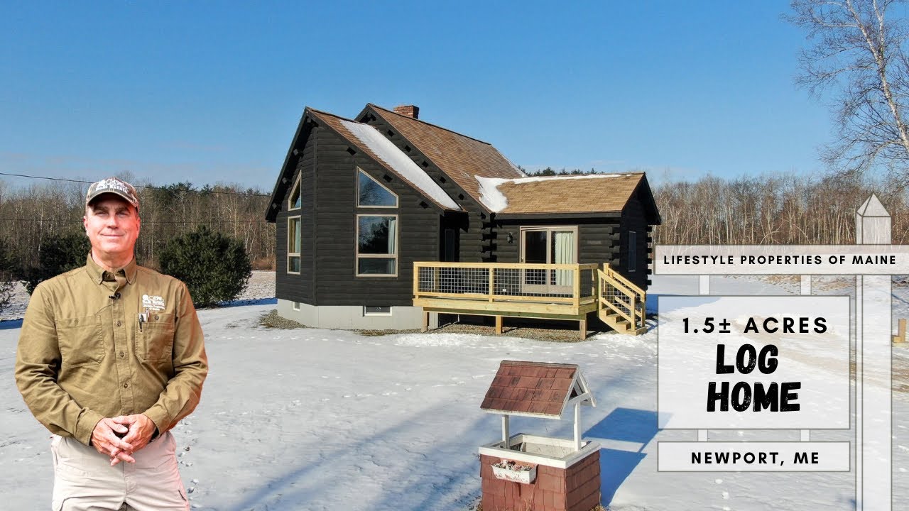 SOLD Discover Your Dream Maine Log Home