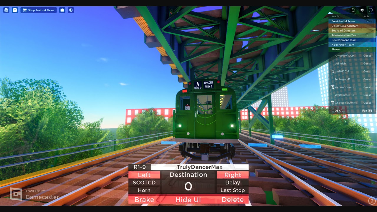 [ROBLOX] Operating Trains in Subway Train Simulator: A/C/E Lines.