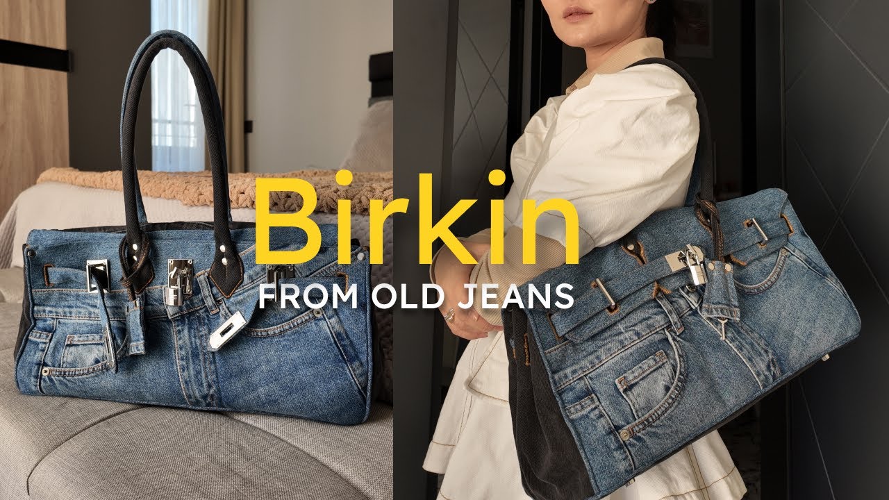 From Old Jeans to a Birkin-Style Bag | DIY Sewing