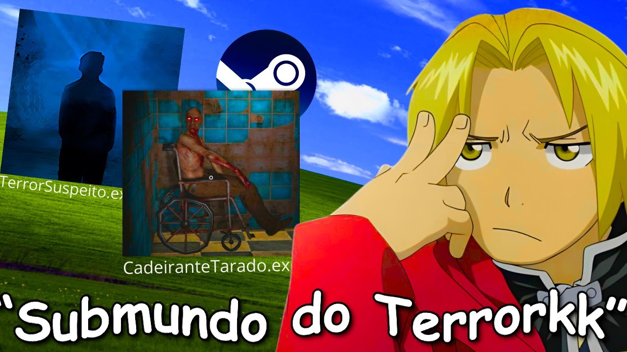 ENCONTREI O SUBMUNDO DOS JOGOS DE TERROR NA STEAM KKKK