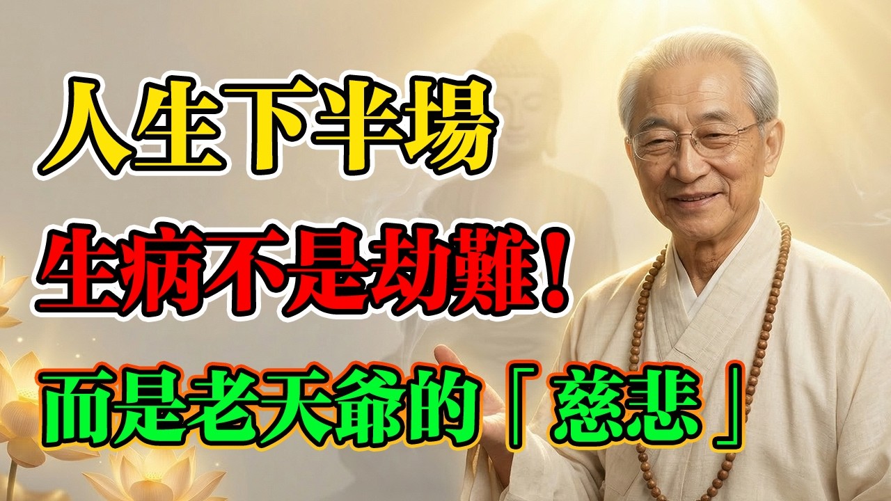 南懷瑾：人到晚年，為何有人一身病痛，有人卻能預知時至、無疾而終？你晚年所有的苦，從來都不是老天爺的懲罰，而是佛菩薩在慈悲給你敲警鐘！#南懷瑾 #佛學智慧 #因果業力 # 放下執念 #人生修行