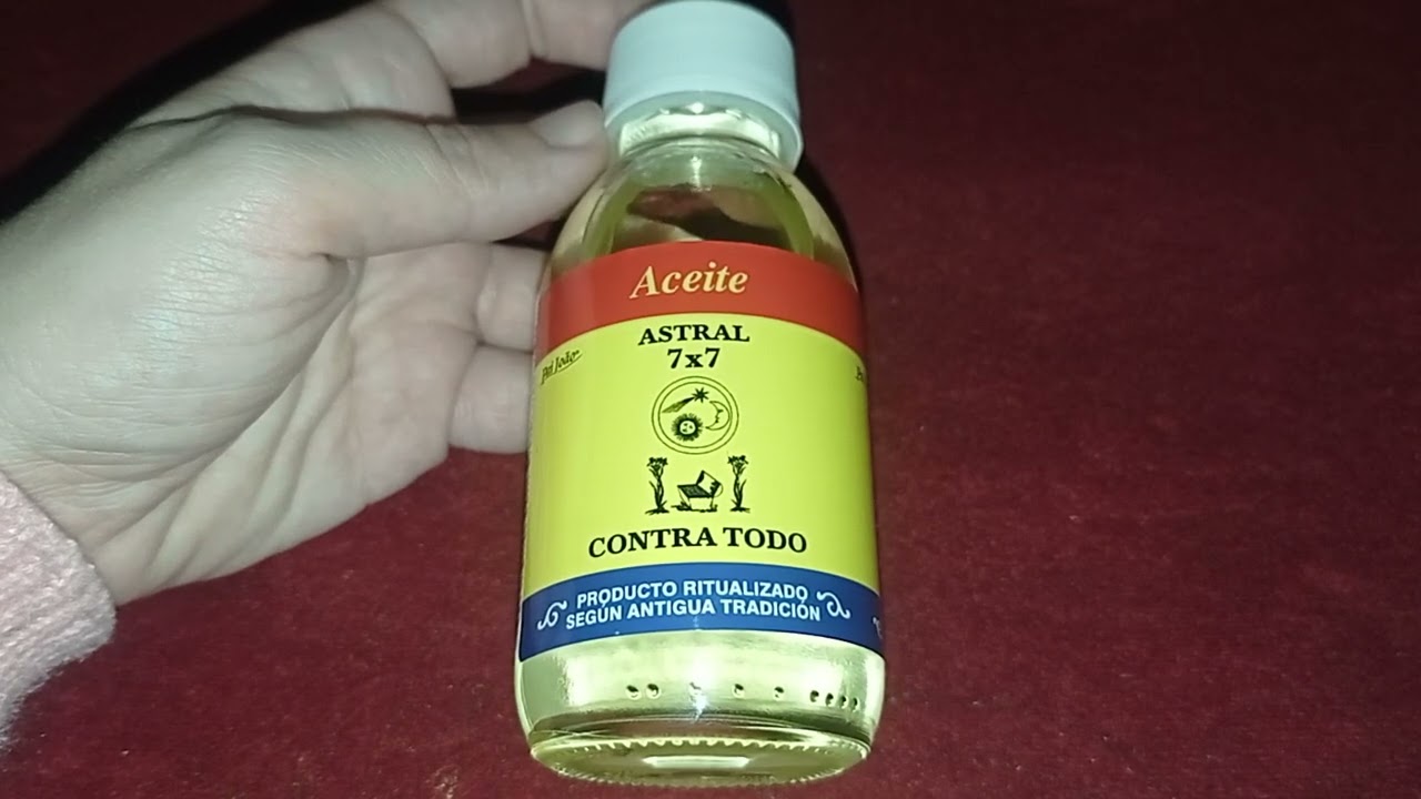 Aceite Esot&eacute;rico Astral 7 X 7 Contra Todo : propiedades y usos m&aacute;gicos