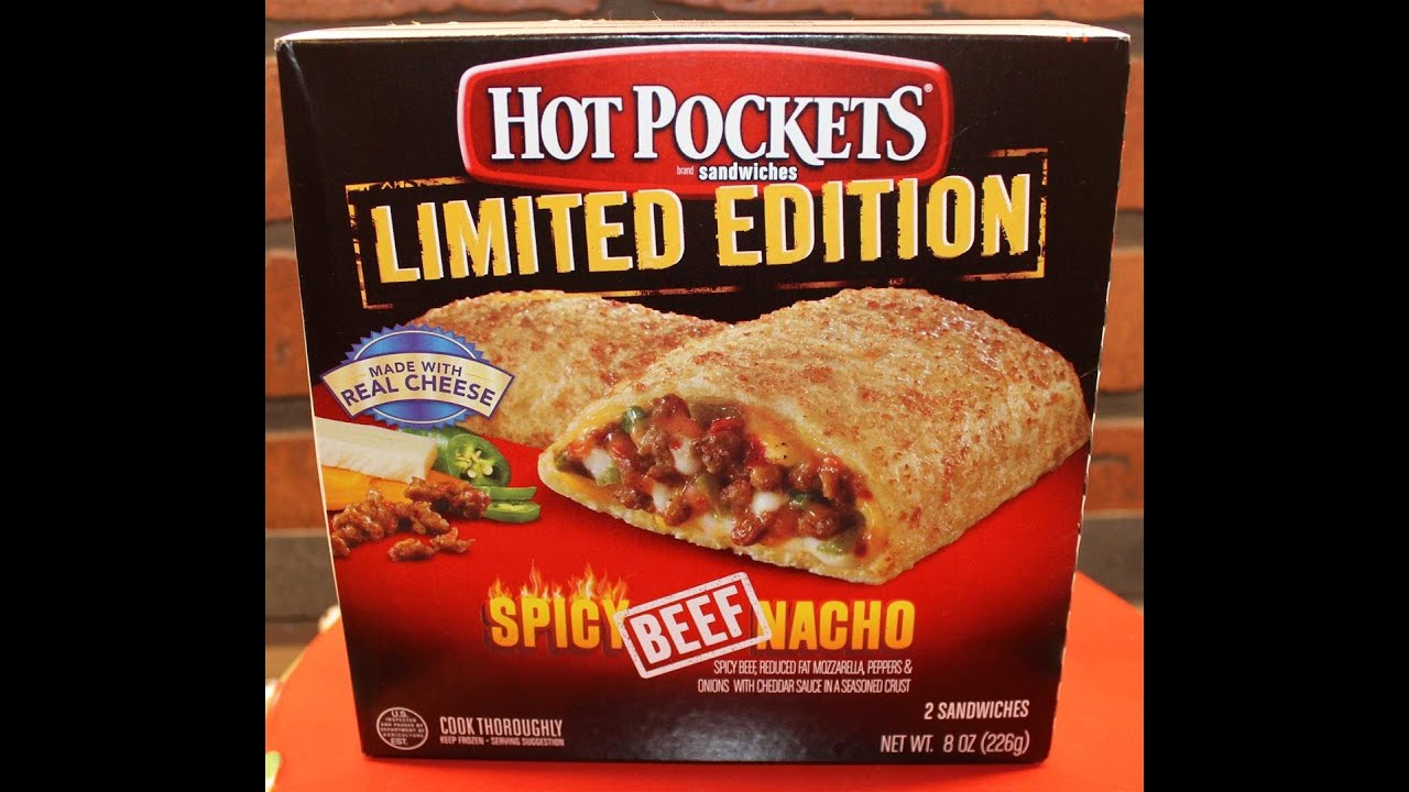 Hot Pockets Spicy Beef Nacho Food Review