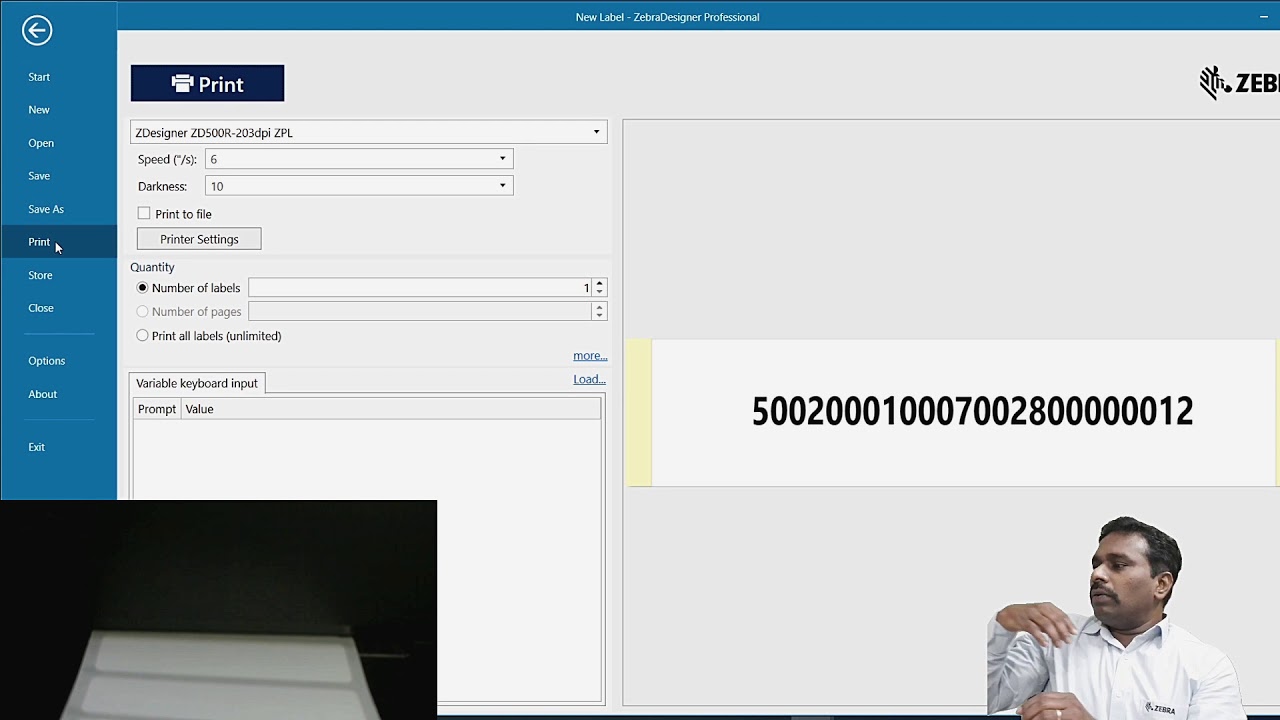 RFID Encoding from Zebra Designer V3
