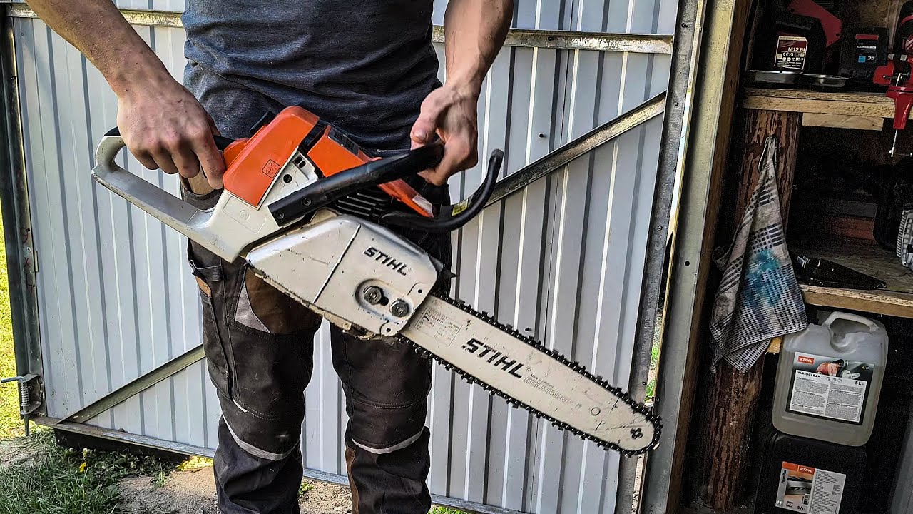 Stihl 026 Odpalenie