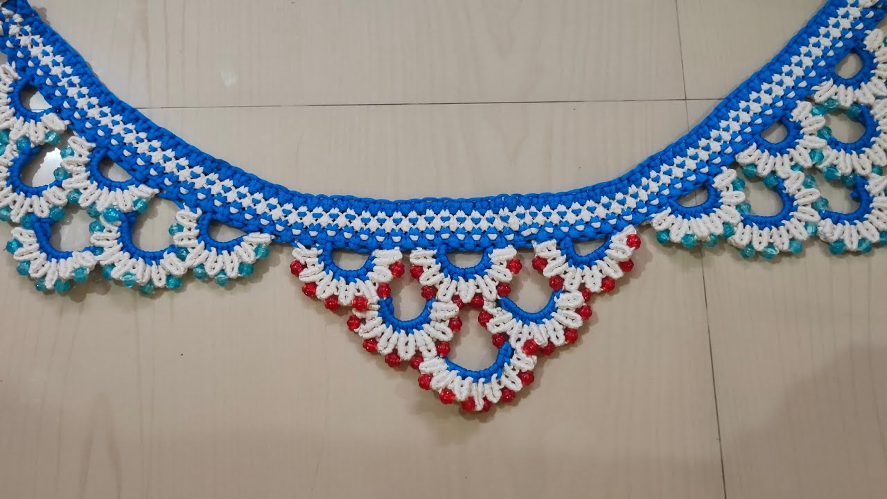 Macrame  Toran New Design Hindi || मेकरम का तोरण नया डिज़ाइन ||