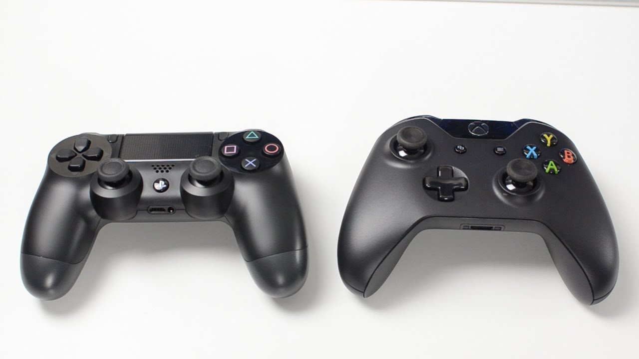 PS4 Controller vs Xbox One Controller