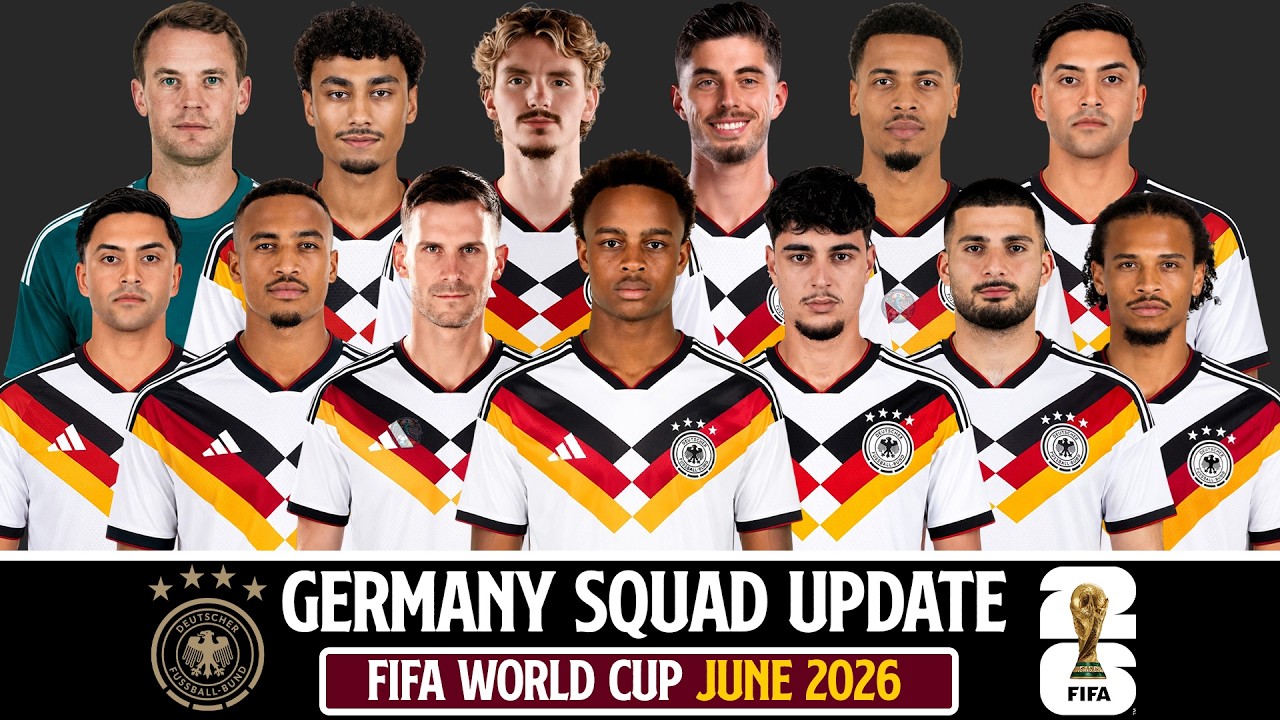 🇩🇪 GERMANY Squad Update Ft.Ou&eacute;draogo World Cup 2026 Squad | The 26 Players Chosen!