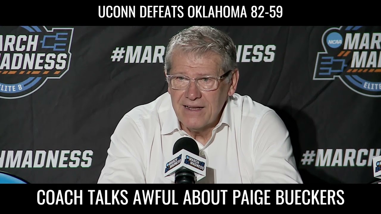 UCONN Coach Unable To Compliment Paige Bueckers #uconn