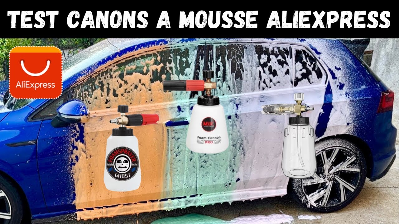 CANONS A MOUSSE ALIEXPRESS : DE LA BOMBE !!!