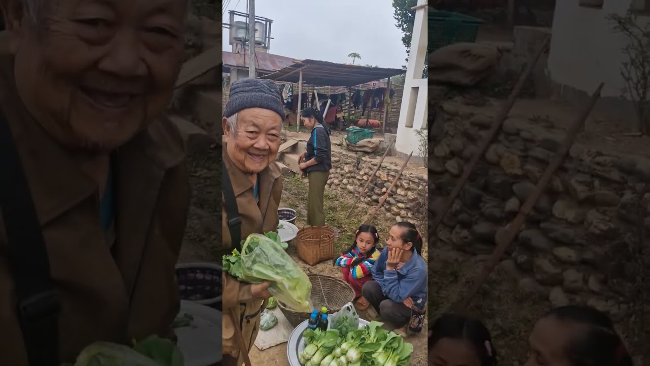 라오스 므앙응오이 장날