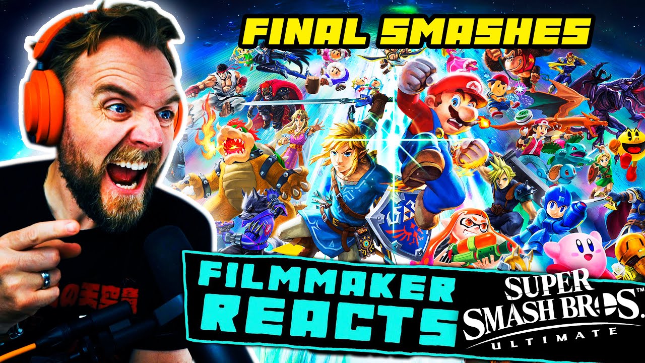РЕАКЦИЯ СОЗДАТЕЛЯ ФИЛЬМА: Super Smash Bros Ultimate &mdash; все финальные крушения!