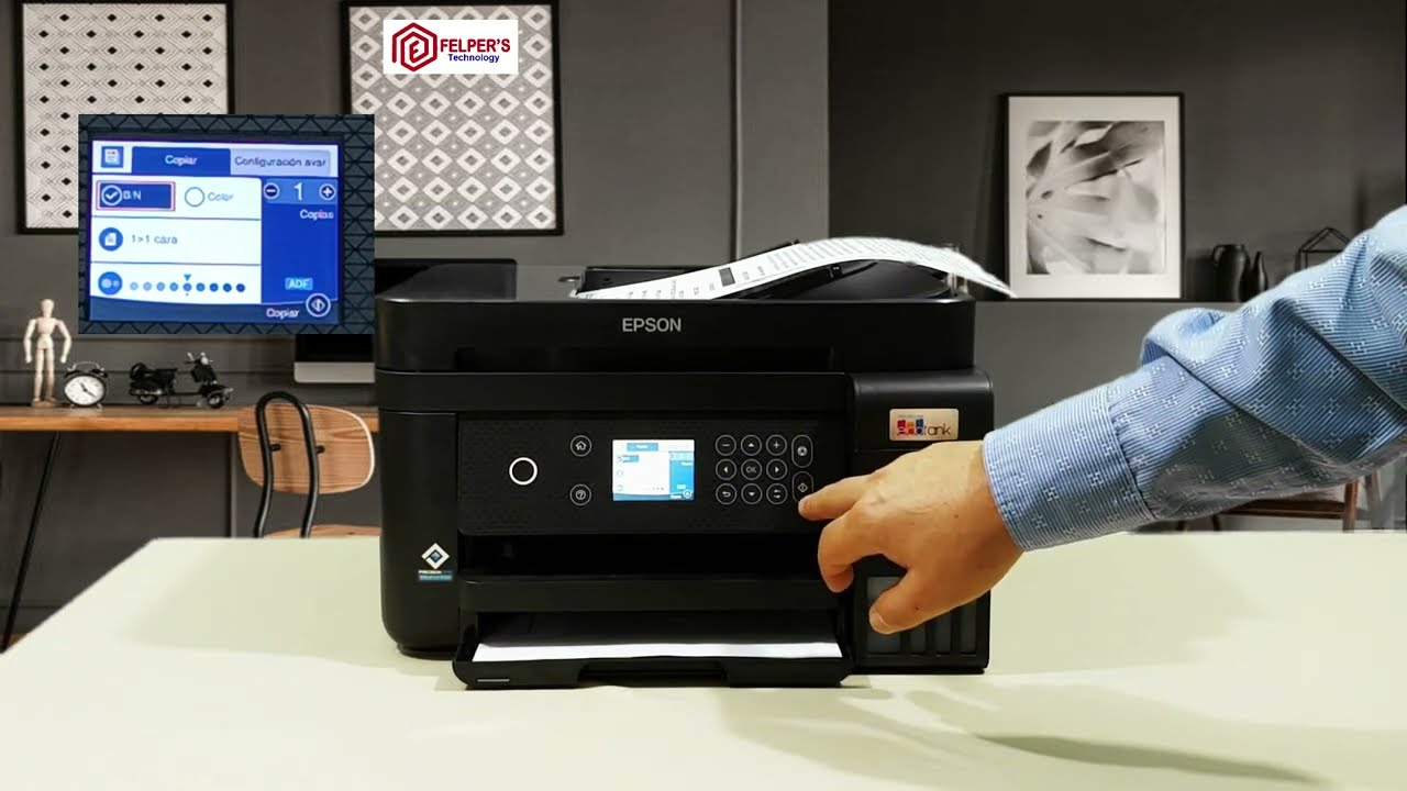 Epson L6270 Cómo hacer Copias en tamaño Oficio paso a paso