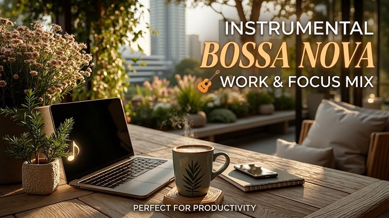Instrumental bossa nova for work | bossa nova guitar instrumental ~ smooth bossa nova jazz