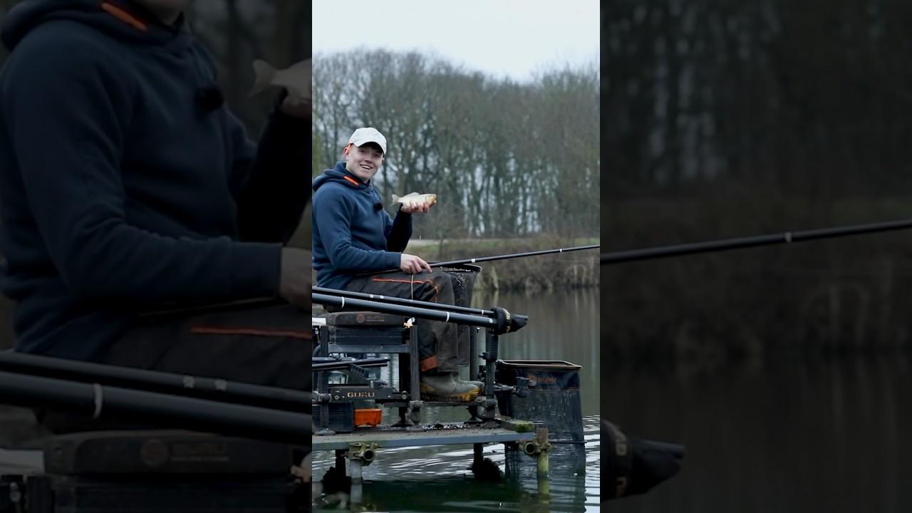 Winter Pellet Fishing! 😍❄️ #f1fishing #carpfishing #polefishing