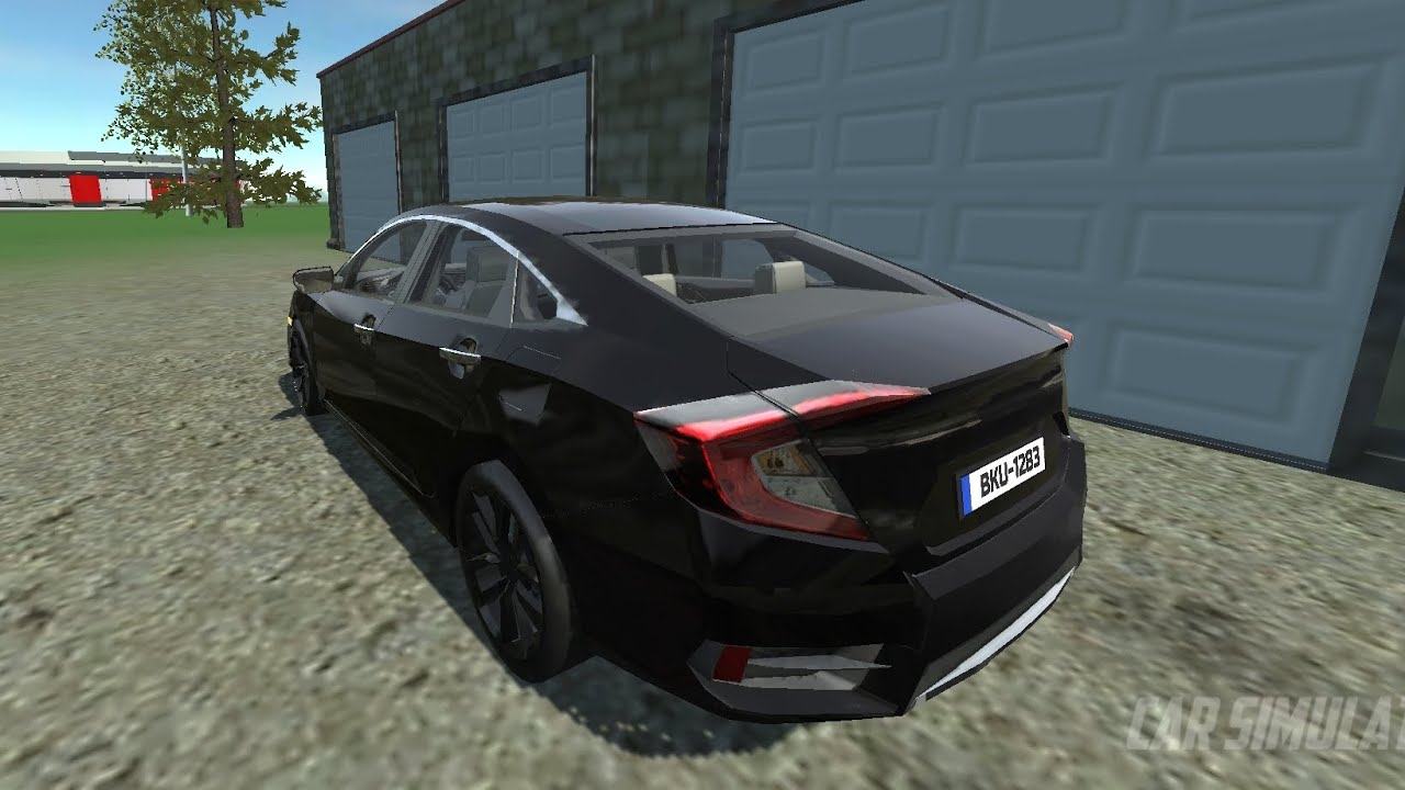Car Simulator 2 GamePlay driving Honda Civic BKU-1283 2.2 Take the car on the highway.