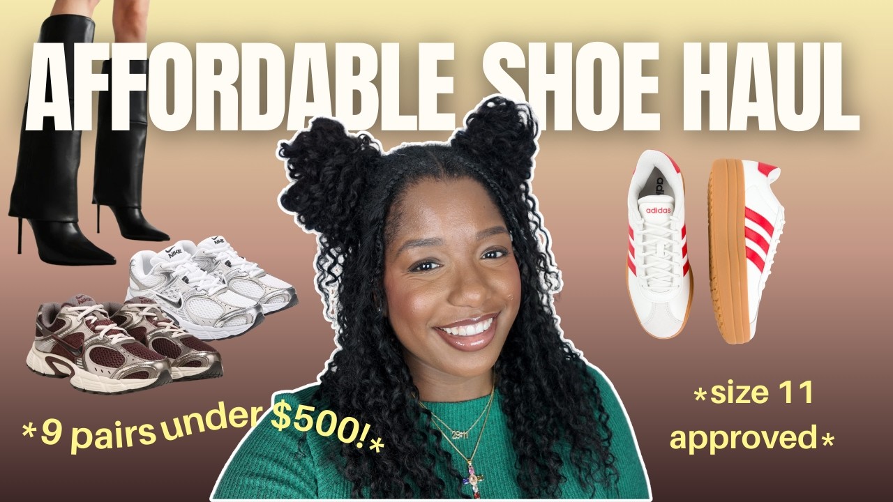 You’ll NEVER Guess Where They're From | Affordable Shoe Haul Size 11
