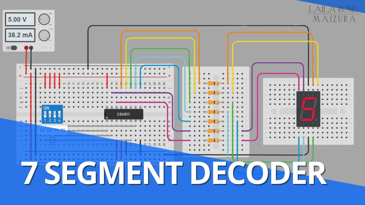 DIGITAL ELECTRONICS - 7 SEGMENT DISPLAY DECODER LAB