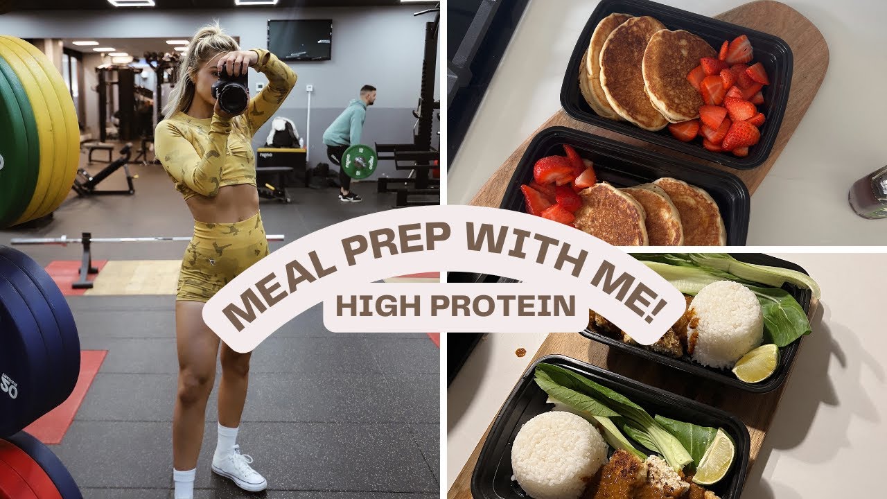 MEAL PREP WITH ME | my current high protein staple meals