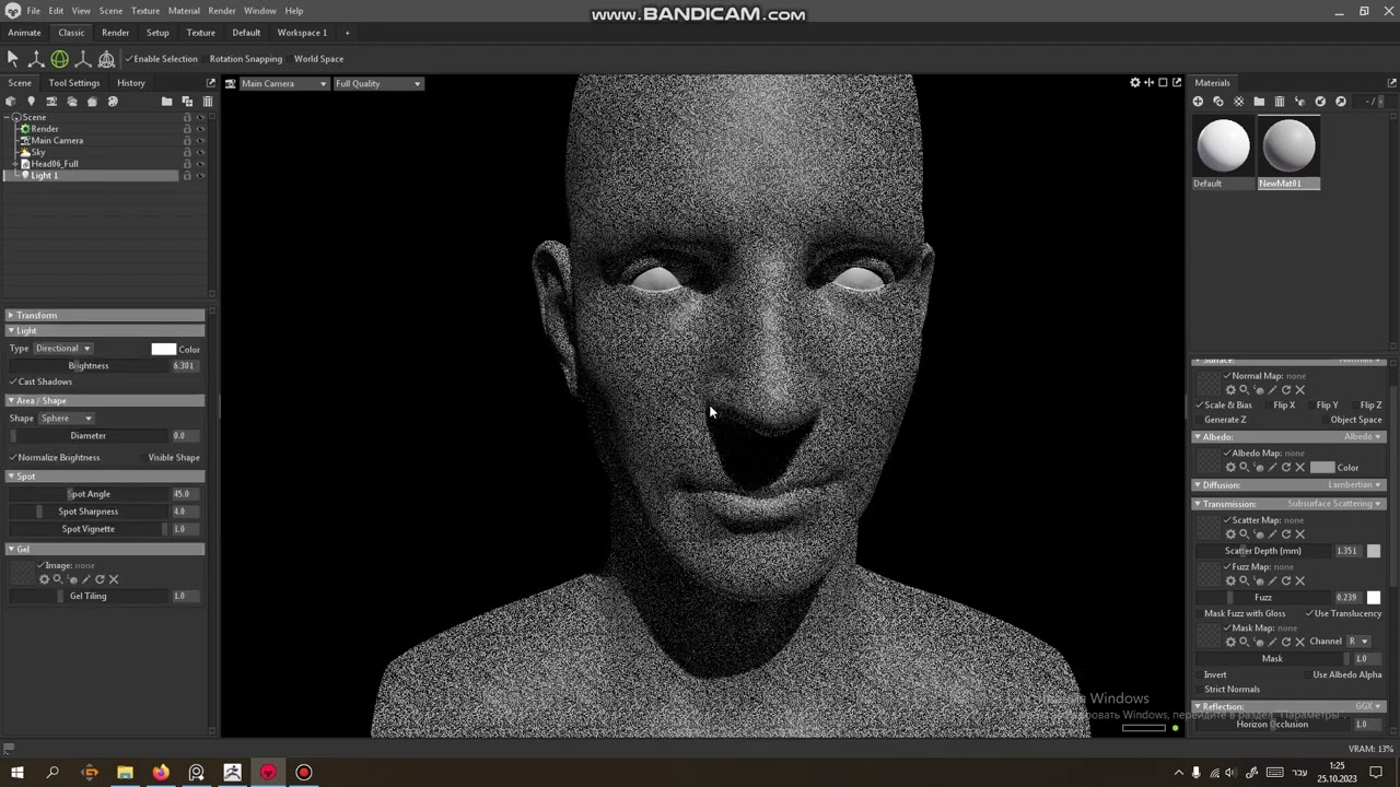 Marmoset Toolbag - источники света и SSS. Быстрый урок пон
