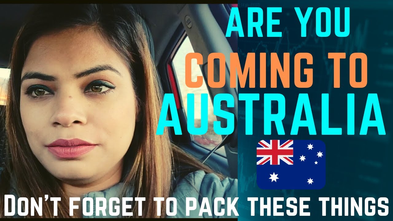 Things to pack for Australia|| Indians in Australia