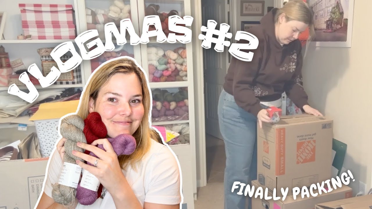 Vlogmas #2 - Jingle Ball Starts, Packing and Knitting Progress