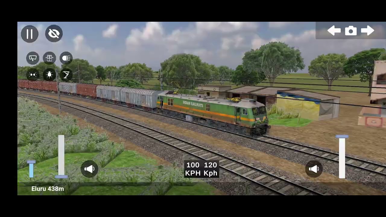 Vijayawada to Eluru by WAG9 Locomotive and BCNA coach 