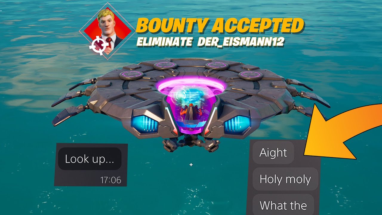 Messaging my Bounty's UFO Edition