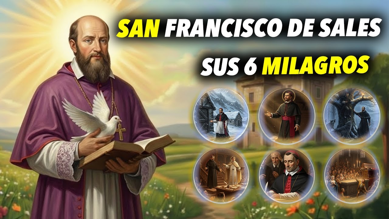🌿 FRANCISCO DE SALES🕊️: Los 6 Milagros Más Asombrosos | Historias de Santos 📜