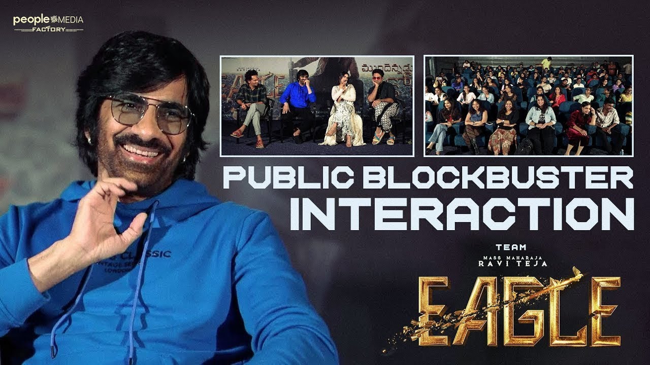 Eagle Movie Team Interaction With Students | Ravi Teja | Kavya Thapar | Navdeep | Tupaki